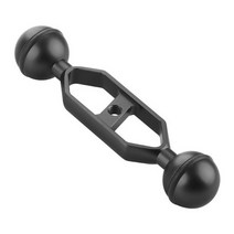 해외 다이빙 라이트 듀얼 볼 암 조인트 알루미늄 합금 수중 사진 카메라 액세서리 PROD3960025169, Black, 1개, Bundle1