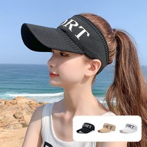 라펠로 자외선차단 썬캡 니트 썬캡 골프 썬캡