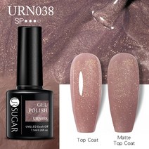 네일 폴리셔UR Sugar-네일용 젤 폴리쉬 매니큐어 7.5ML 크리스마스 반영구 베르니스 탑 코트 UV LED 컬러, 한개옵션1, 31 URN038