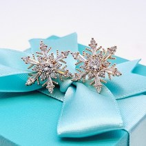 [리얼99]snow flake 눈꽃 귀걸이 귀안뚫은 귀걸이