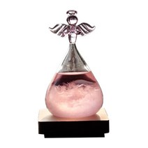 스톰글라스 기압계 포함 유리 날씨 일기 예보 모니터 생일 가정 장식, 1.Pink