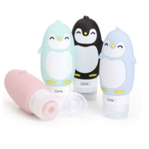 베리구즈 실리콘 화장품용기 41g, 핑크, 3개