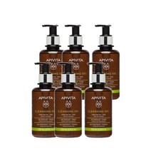 아피비타 클렌징 젤 200ml Apivita Gel Purifiant, 6팩
