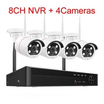 셉톱박스 빔프로젝터 영상기 송신기 리모콘 Techage-5mp 8CH 무선 감시 보안 시스템 AI 얼굴 감지 비디오 C, [02] 1T, [02] 8CH NVR and 4 Camera, 02 8CH NVR and 4 Camera_03 2T