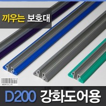 모두숍W083BD4 손보호대 끼움식D200 230cm 손끼임방지 용품 강화도어 손낌방지 유리문 측면손보호대, 남색
