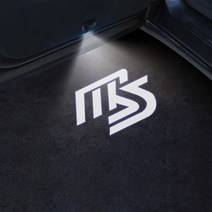LED 자동차 도어 MS 엠블럼 라이트 웰컴 램프 무선 레이저 마즈다 2 3 5 6 CX-4 용 개, 01 MS_01 2PCS For 2 Door