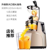 가정용 과일착즙기 자동 믹서기 생과일 과즙기 원액 압착기 생즙기 주스기 스테인레스 스텐, A. 과일착즙기 골드