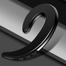 범용 골전도 이어폰 무선 블루투스 4.2 스포츠 스테레오 헤드셋 노트북 태블릿 샤오미 아이폰 7 8 X, [02] Black