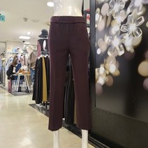 [블루페페] 체크기모 세미부츠컷바지 P214MSA008