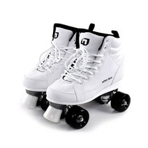 휠러스 WR-100 4발통 롤러스케이트/롤러 스케이트, 화이트