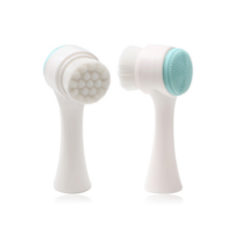 폴더윙 실리콘세안브러쉬 미세모 모공 클렌징 얼굴 코 양면 브러쉬, 1개, 블루