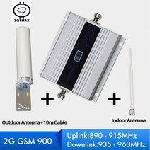 ZQTMAX 60dB 휴대 전화 신호 중계기 GSM 900 모바일 부스터 옴니 안테나가있는 2G 핸드폰 증폭기, 01 EU 플매트 카펫 러그