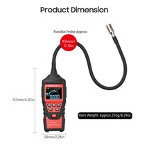 누수탐지기 휴대용 가스식 최신청음식 수도 수도배관 ht601ht601a 분석기 가정용 누출 ppm 미터 메탄 농도 경보기, 협력사, ht601