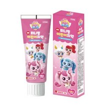 다산메디칼 캐치티니핑 튼튼 어린이 치약 80g 천연딸기맛 4개