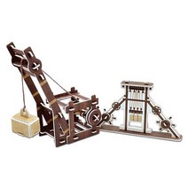 3D 입체퍼즐 녹로와 거중기 우드락 종이 퍼즐