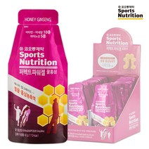 코오롱 퍼펙트 파워젤 에너지젤 24포 (꿀홍삼맛) 철인3종 마라톤 자전거 수영 등산 운동 스포츠 보조 보충제, 정품 - 꿀홍삼맛 24포x1박스