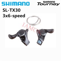 변속기 시마노 자전거 부품 TOURNEY SL-TX30 3/6-speed 엄지 Shifter Plus Iamok 산악 시프트 레버, [01] A Pair 18 Speed
