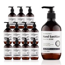 맨허스트 에탄올70% 의약외품 핸드 세니타이저 손소독제 젤 겔 300ml 12개