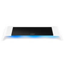 Newsync MB2427UV 스마트폰 무선충전 모니터받침대 USB허브, 화이트, 1개