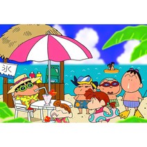 크레용신짱 짱구 퍼즐 1000피스, free, K