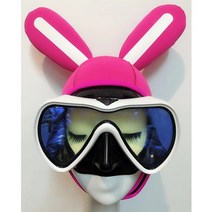 다이빙 캐릭터 후드 모자 하이드론 핑크 래빗 스쿠버 헤어밴드 스쿠버, 05.핑크 래빗 래빗 헤드커버