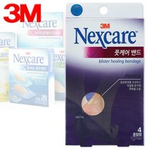 3M넥스케어 풋케어밴드 혼합형 4매/3M풋케어밴드/3M밴드/3M풋케어밴드/풋패드, 1통