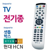 V450 백색 전TV 현대HCN 셋톱박스 통합리모컨 리모콘, 매직온450백색 전TV 현대HCN 셋톱박스 통합리모컨