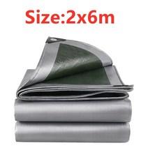타프 pe 0.32 mm tarpaulin rainproof cloth outdoor, 2x6m