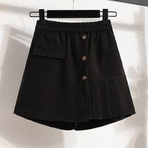 여성 모직 반바지 여성 겨울반바지 겨울 반바지 여성 반바지 반바지 기모 반바지 Touying 뉴타임즈 K494T121