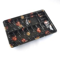 일회용초밥용기12P 초밥도시락 초밥12P 스시12P 스시도시락 초밥포장용기 스시파티션 12칸 XYW-H10 사쿠라 200세트