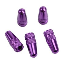 5 PCS MTB 트랙 레이싱 자전거 타이어 타이어 자전거 타이어 휠 FV 프렌치 밸브 캡, 보라