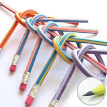 신기한 매직 트위스트 연필 지우개 말랑 말랑이 휘어지는 마술 펜슬 부러지지않는 요술연필 학용품, 색상랜덤 sc553