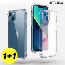 1+1 호구다 방탄 범퍼 투명 젤리 휴대폰 케이스