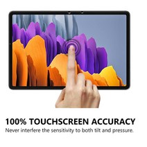 삼성 갤럭시 탭 S7 S8 용 유리 보호 필름 삼성 갤럭시 탭 S7 플러스 Fe 라이트 S8 플러스 울트라 화면 보호, 13 TAB S7 Fe 12.4