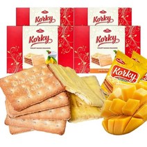 뉴트리365 4박스(96봉) 콜키 요구르트 망고크림 크래커 과자 간식