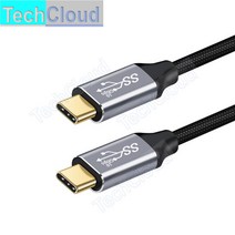 샤오미 포코 X3 M3 삼성 맥북용 C 타입 케이블 USB to E 마크 포함 100W 10Gbps 90 도, 01 0.5m