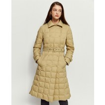 21FW [populet]베이지 스트랩 구스다운점퍼 WSJU1D921I2