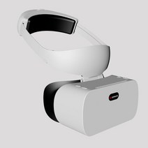 가상 현실 VR 안경 올인원 쌍안경 2K HD 헤드셋 안드로이드 3D 몰입형 헬멧, [02] WHITE, 한개옵션1, 02 WHITE
