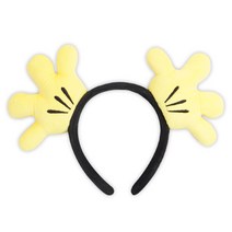 놀이공원 생일 인생네컷 사진 스튜디오 파티용품 머리띠 헤어밴드, 093_컬러글로브_옐로