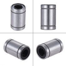 4pcs lm8uu 8x15x24mm 양면 고무 씰 선형 모션 볼 베어링 부싱