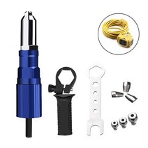 지베렐린 Electric Rivet Gun 2.4Mm-4.8Mm Rivet Nut Gun Drill Bit Adapter Cordless Riveting Tool Inser, 01 3(Line row)