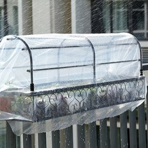 엠케이 베란다화분걸이 하우스거치대80x25, 블랙