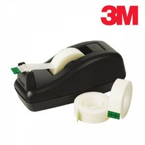 3M 매직 테이프 디스펜서 커터 거치형 + 18mm 리필3개