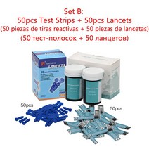 3In 1 Medical Glucometer Set 혈당 측정기 휴대용 모니터 혈액 Suger Test Machine with Strips & Lan, 03 Test Strips