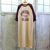 이힝 빈치노 나그랑 기모 루즈핏 롱원피스 홈웨어