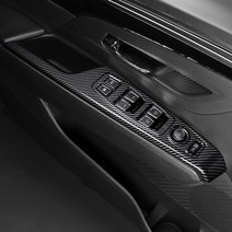 유투카 뷰티풀 코란도 튜닝 윈도우 스위치 커버 우드 레드 카본 몰딩 차량 기스방지 용품, 유광카본, 윈도우스위치 커버 4P