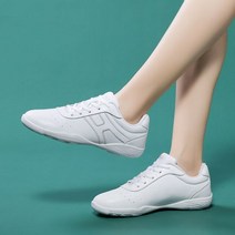 청소년 흰색 치어 리더 신발 스포츠 훈련 대회 에어로빅 여성용 피트니스 810