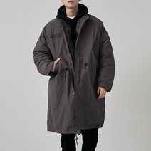 넛지 오버핏 겨울 내피 탈부착 패딩 점퍼