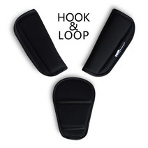 여름용 아기 어린이용 카시트 벨트 유모차 어깨 스트랩 커버 보호 가랑이 패드 범용 어린이 제품 2 개, [03] Black