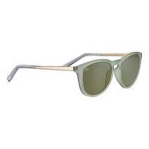 Serengeti Brawley 편광 스퀘어 선글라스 매트 크리스탈 그린